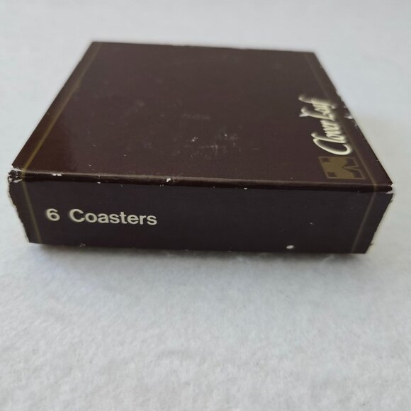 Set 6 Clover Leaf Vintage Cork Coasters 4" VIRGINIA USA Floral Elizabeth Rice - Picture 13 of 13